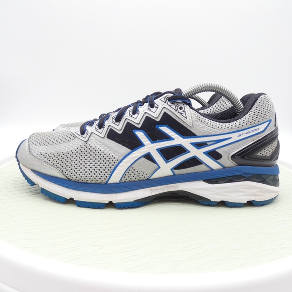 Asics Other - Asics GT-2000 4 Mens Running Shoes Silver Blue Black T500N Size 10